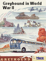 Advertising and marketing were always a big part of the Greyhound business. That didn�t change during the war years, though company operations and promotions did change, reflecting the country�s immersion in the world war.